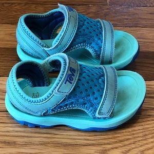 Teal Teva sandals